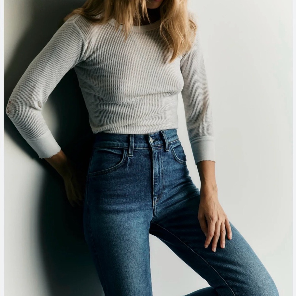 imogene + willie Women's High-Rise Blue Denim Jeans - Picture 2 of 7